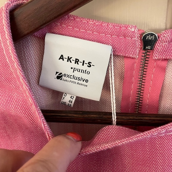 NWOT Akris Punto Stretch Denim Knee Length Dress - Picture 5 of 6